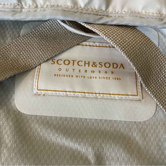 NWT Scotch & Soda Lightweight Colorblock Jacket ‘Cream’- LARGE - Picture 10 of 13
